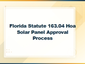 How to Appeal an Hoa Solar Panel Denial in Florida